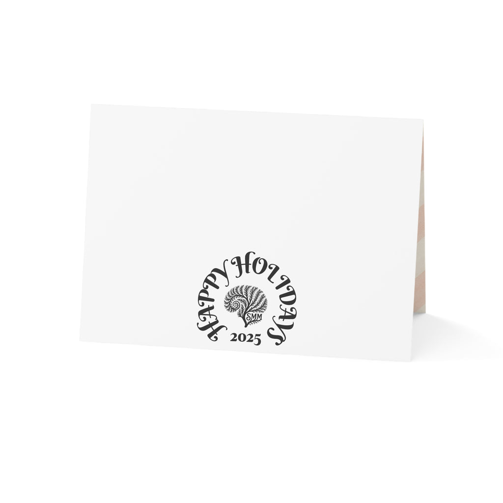Greeting Cards - Happy Holiday Orcs Play in Conquered Lands Design - Set of 10