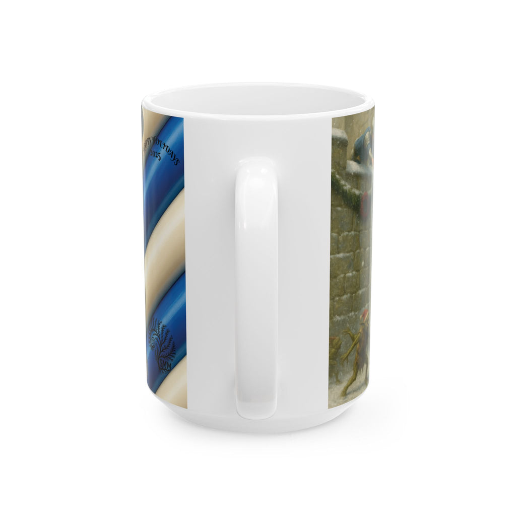 Mug - Human Guards vs Festive Goblins Snowball Fight