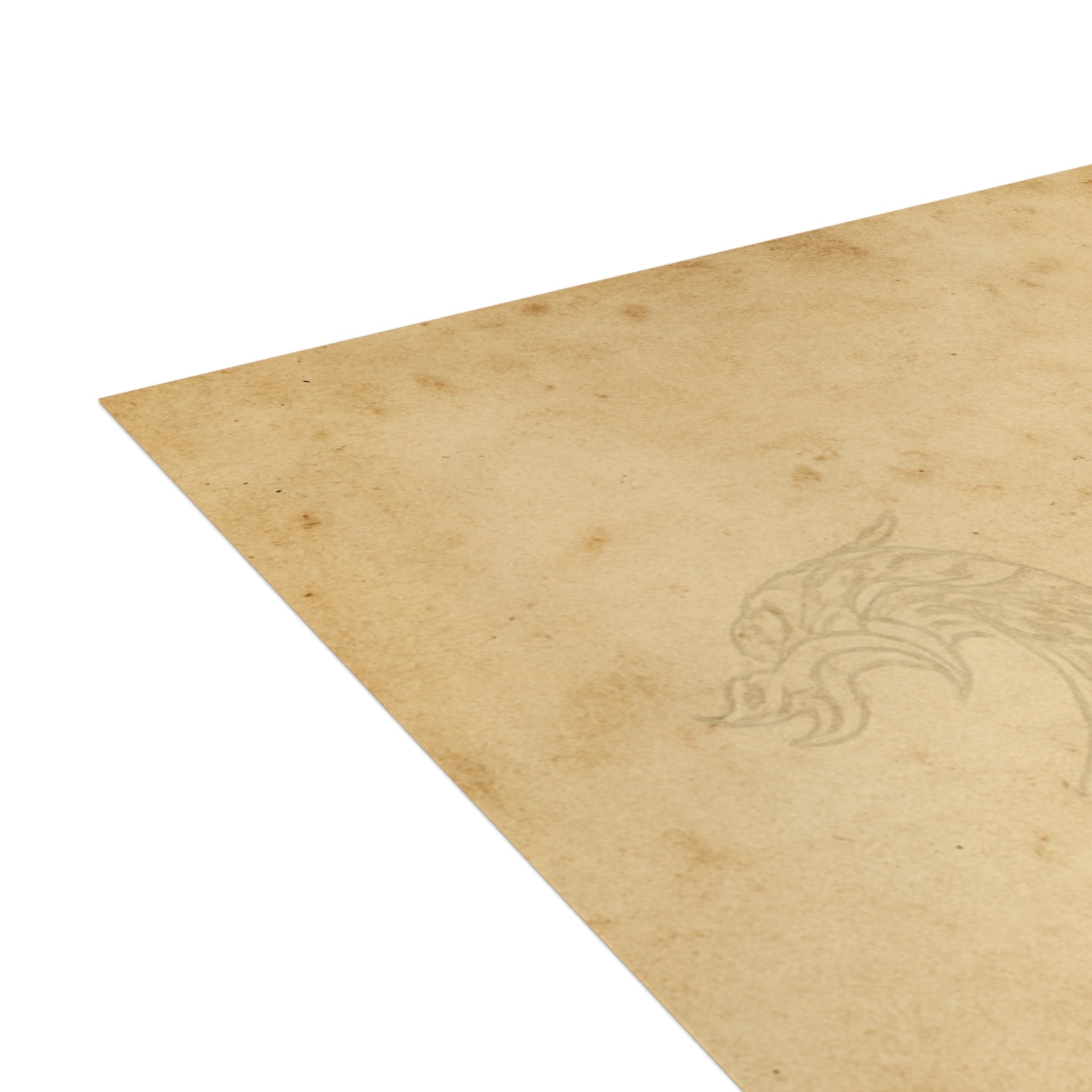 Viking Raven Block Print Greeting Cards — Pack of 1/10/30/50